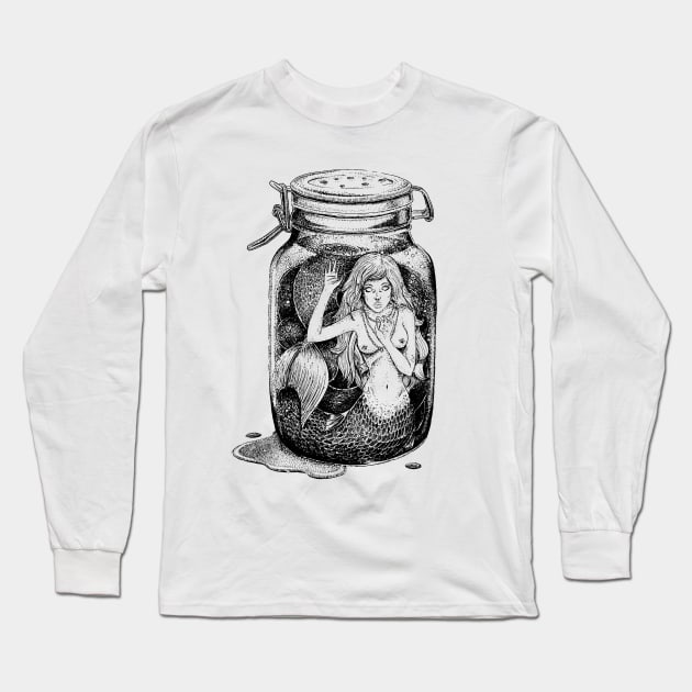 mermaid Long Sleeve T-Shirt by rudoi